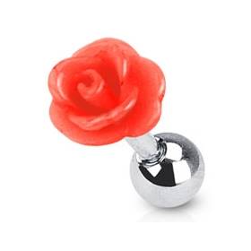 CP1018-R Cartilage piercing do ucha - růže