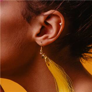 CP1059-12064 Cartilage piercing do ucha, trojúhelník 4 mm