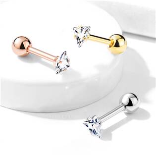 CP1059-12084 Cartilage piercing do ucha, trojúhelník 4 mm