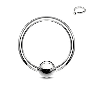 K1015-12114 Piercing - kruh s kuličkou