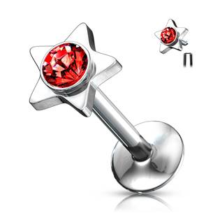 LB01026-A Piercing do brady - labreta hvězda