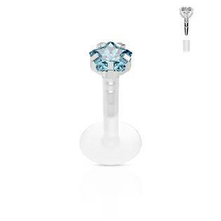 LB01045-1206-03P Piercing do brady - labreta hvězda 3 mm