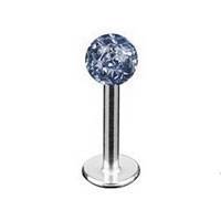 LB01097-R Piercing do brady - labreta se krystaly Swarovski®