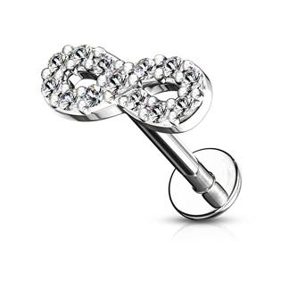 LB1083-1208-RDC Piercing do brady - ležatá osmička 1,2 x 8 mm