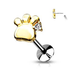 LB1087-GDC Piercing do brady - tlapka 1,2 x 8 mm