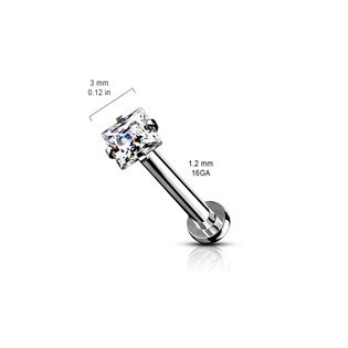 LB1093C-1206 Piercing do brady labreta / cartilge