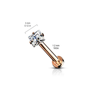 LB1093RD-1206 Piercing do brady labreta / cartilge