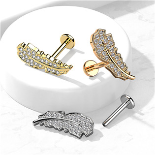 LB1107ST-1208 Piercing do brady - peříčko
