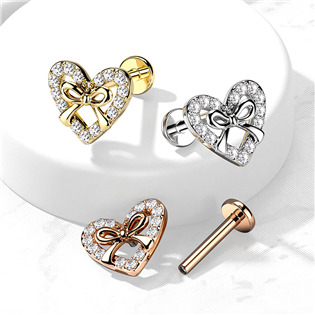 LB1112ST-1206 Piercing do brady se zirkony
