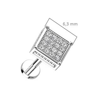 LB1116ST-1206 Piercing do brady se zirkony