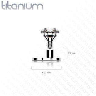 MD038C-04 Kompletní microdermal piercing 1,6 mm