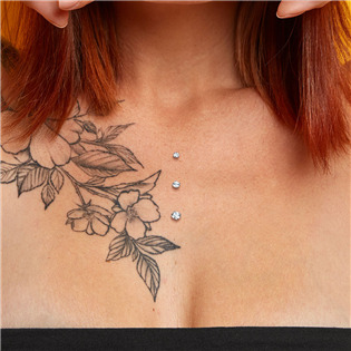 MD038C-05 Kompletní microdermal piercing 1,6 mm