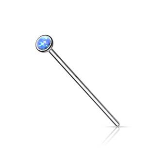 N0142-OP05 Variabilní piercing do nosu s opálem 2 mm