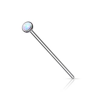 N0145-OP05 Variabilní piercing do nosu, opál 3 mm