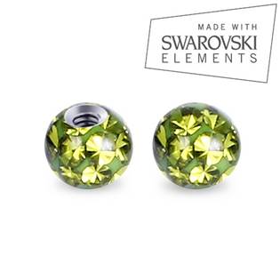 ND01023-03-B Náhradní kulička s krystaly Swarovski®, 3 mm, závit 1,2 mm