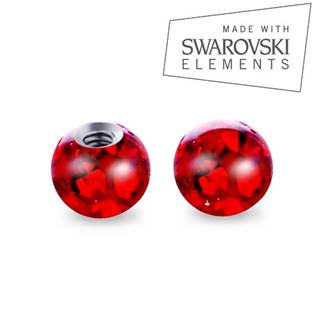 ND01023-03-P Náhradní kulička s krystaly Swarovski®, 3 mm, závit 1,2 mm
