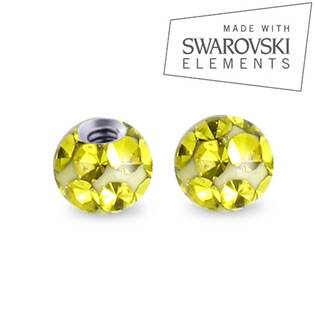 ND01023-03-R Náhradní kulička s krystaly Swarovski®, 3 mm, závit 1,2 mm