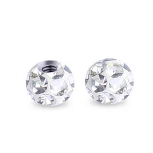 ND01023-04-C Náhradní kulička s krystaly Swarovski®, 4 mm, závit 1,2 mm