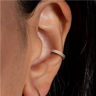 NS0044ST-1210 Kruh se zirkony - helix / cartilage / tragus piercing