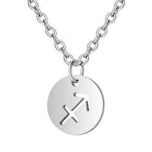 OPD0141-02 Ocelový řetízek s přívěškem znamení