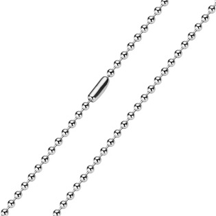 OPE1001-024-85 Ocelový řetízek kuličkový, tl. 2,4 mm