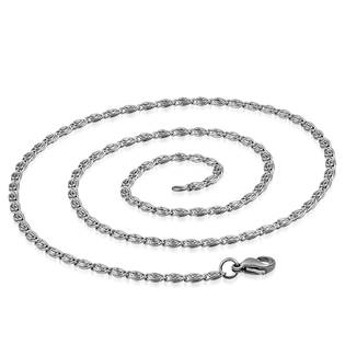 OPE1213-020-60 Ocelový řetízek řecký klíč, tl. 2 mm