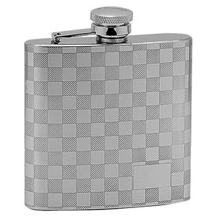 97030 Ocelová kapesní lahev - placatka 180ml v dárkovém balení