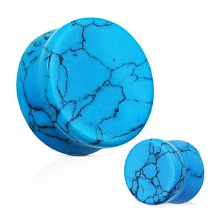 PL01013-03 Plug do ucha z tyrkysu