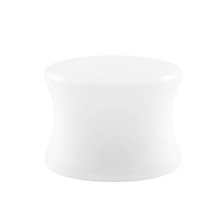 PL01095-12W Akrylátový plug do ucha bílý