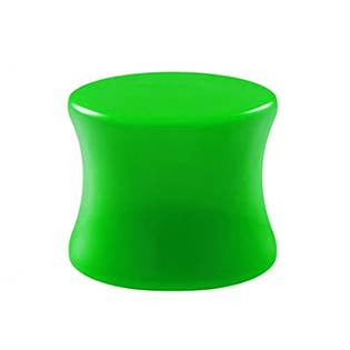 PL01095-19G Akrylátový plug do ucha zelený