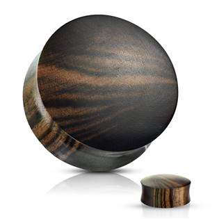 PL01266-04 Plug do ucha Ebony wood