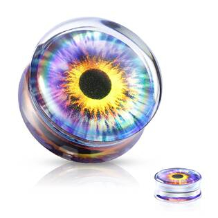 PL01273-19 Akrylátový plug do ucha - oko