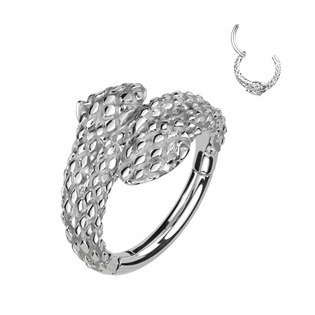 SG112ST-1208 Ocelový kruh - helix / cartilage piercing had