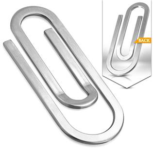 SK1040 Spona na peníze z chirurgické oceli 26x65mm