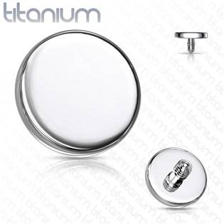 TIT1088 Ozdobná placka k dermálu TITAN, závit 1,6 mm, rozměr 4 mm