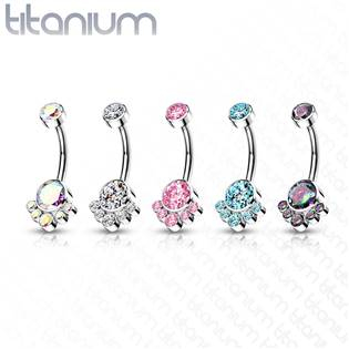 TIT1104-Q Piercing do pupíku - TITAN