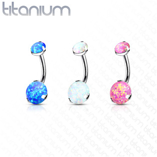 TIT1145-OP05 Piercing do pupíku - TITAN
