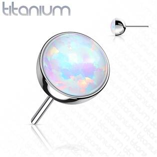 TIT1149-OP17-040 Kamínek k PUSH IN piercing do nosu TITAN