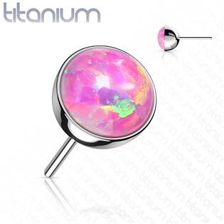 TIT1149-OP22-040 Kamínek k PUSH IN piercing do nosu TITAN