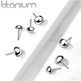 TIT1152-04 Půlkulička k PUSH IN piercingu TITAN