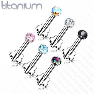 TIT1170-AB PUSH IN piercing do brady / ucha TITAN 1,2 x 8 mm