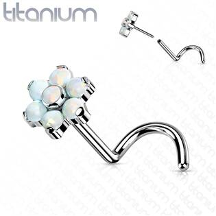 TIT1180 PUSH IN piercing do nosu TITAN, 0,8 x 6 mm