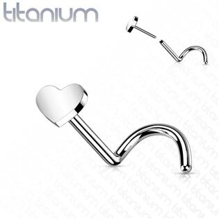 TIT1183 PUSH IN piercing do nosu TITAN, 0,8 x 6 mm