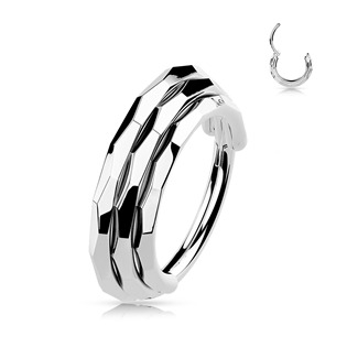 TIT1191-1210 Segment kruh - helix / cartilage / tragus / septum piercing TITAN, 1,2 x 10 mm