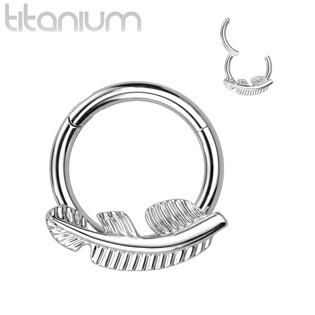 TIT1224-1208 Segment kruh - helix / cartilage / tragus / septum piercing TITAN