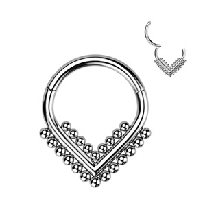 TIT1247-1208 Segment helix / cartilage / tragus piercing TITAN