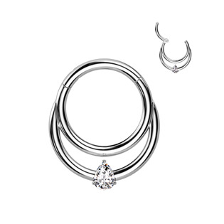 TIT1258-1208 Piercing septum / helix / cartilage TITAN