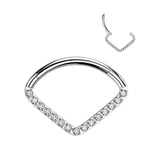 TIT1259-1210 Piercing septum / helix / cartilage TITAN
