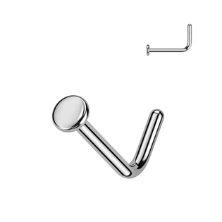 TIT1280-02 Piercing do nosu placka 2mm - TITAN