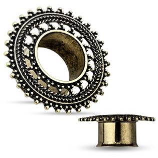 TN01091-08 Antique tunel do ucha s ornamenty